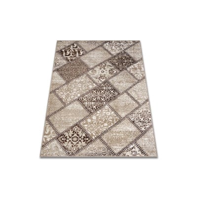 Covor Cappuccino 16010 Bej-Maro 100x200 cm pentru living [1]