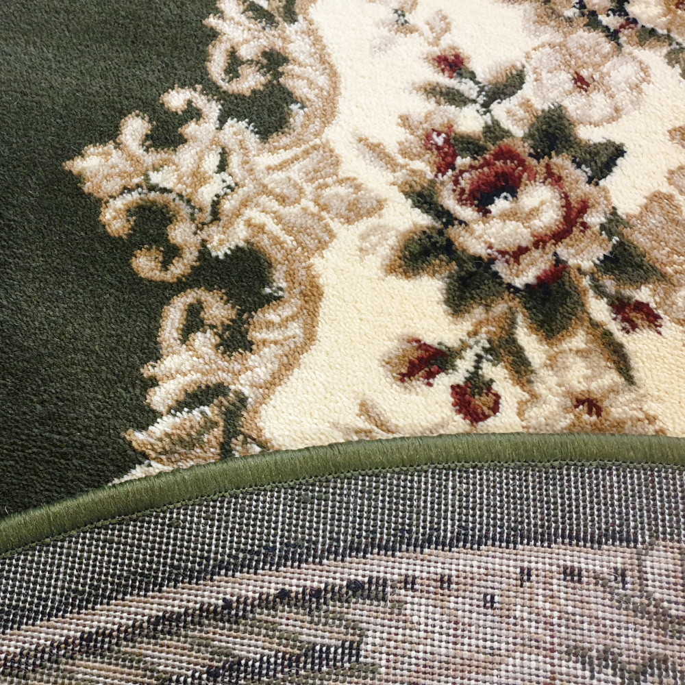 Covor Lotos 575 Crem Verde Oval ieftin [3]
