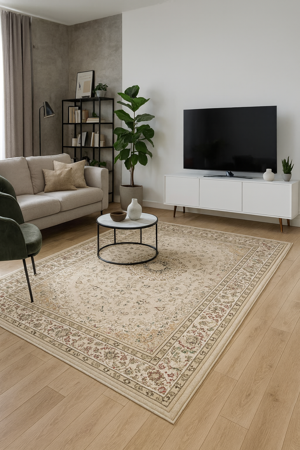 Covor Lotos 1555/110 Bej Crem 160x230 cm [1]