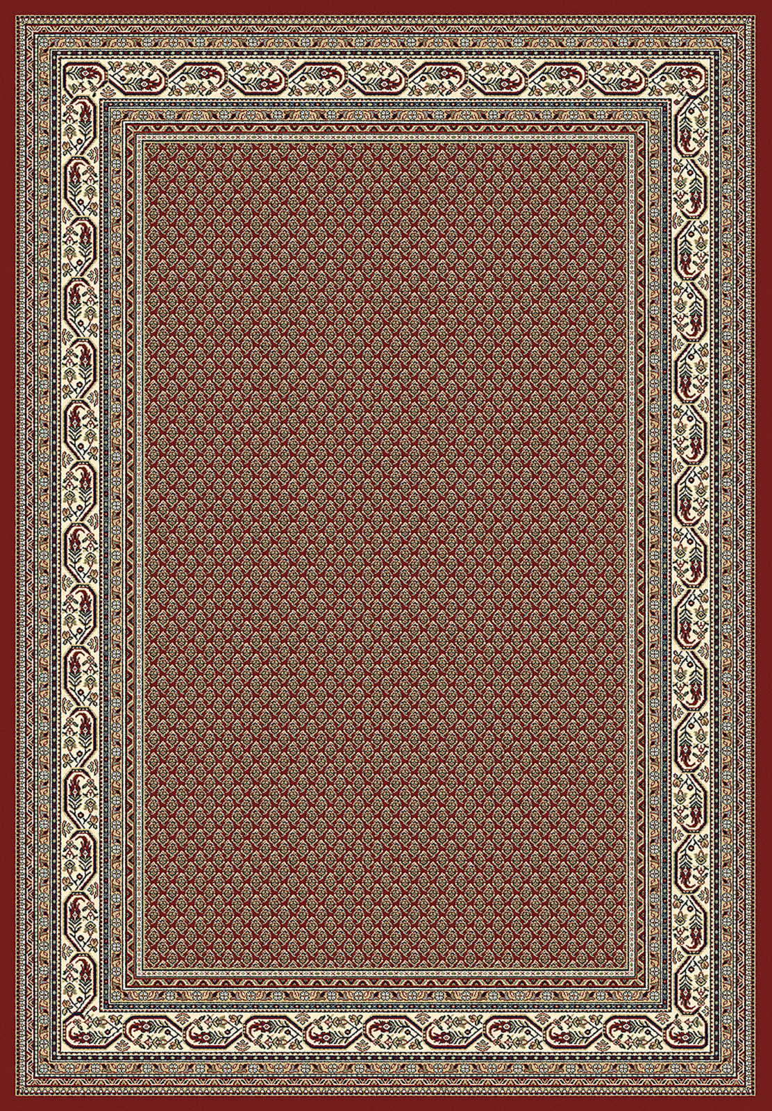 Covor 9595 Rosu ieftin [6]