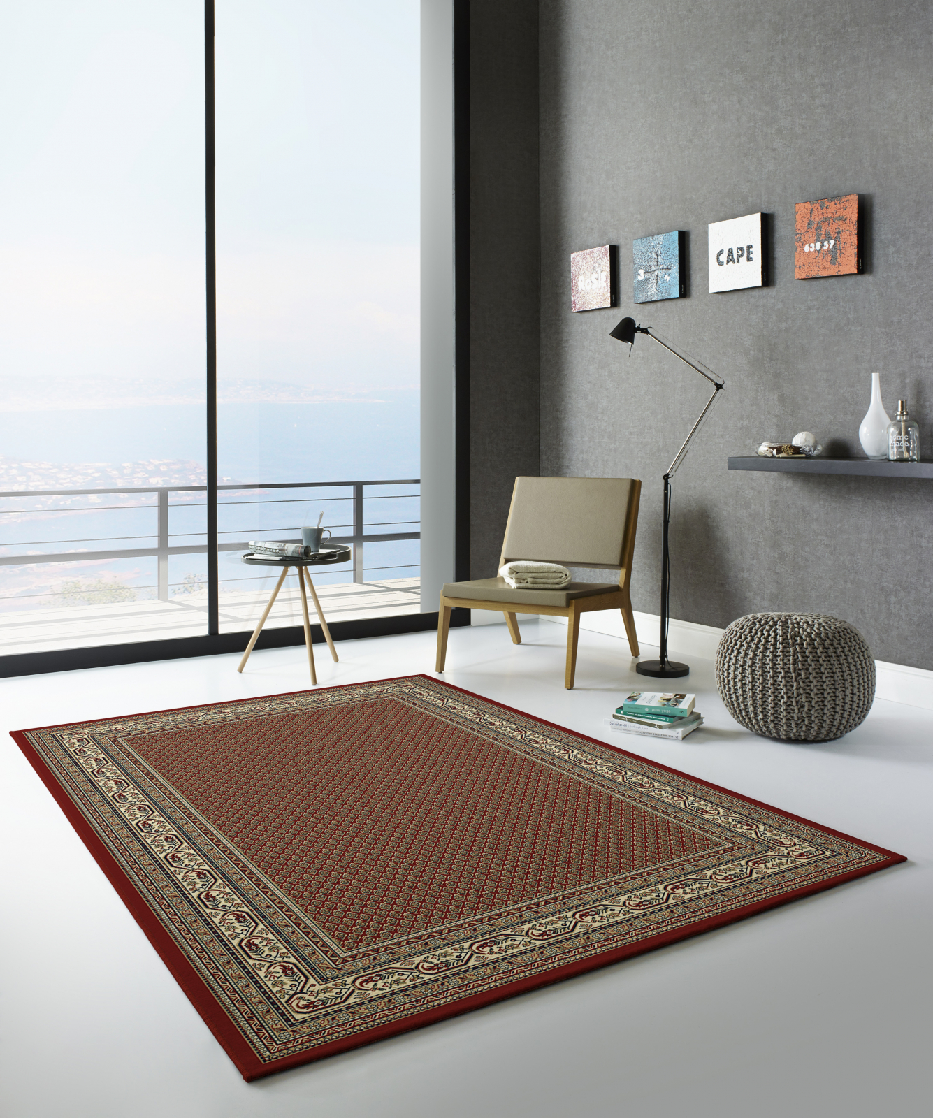 DUPA FORMA - Covor 9595 Rosu ieftin