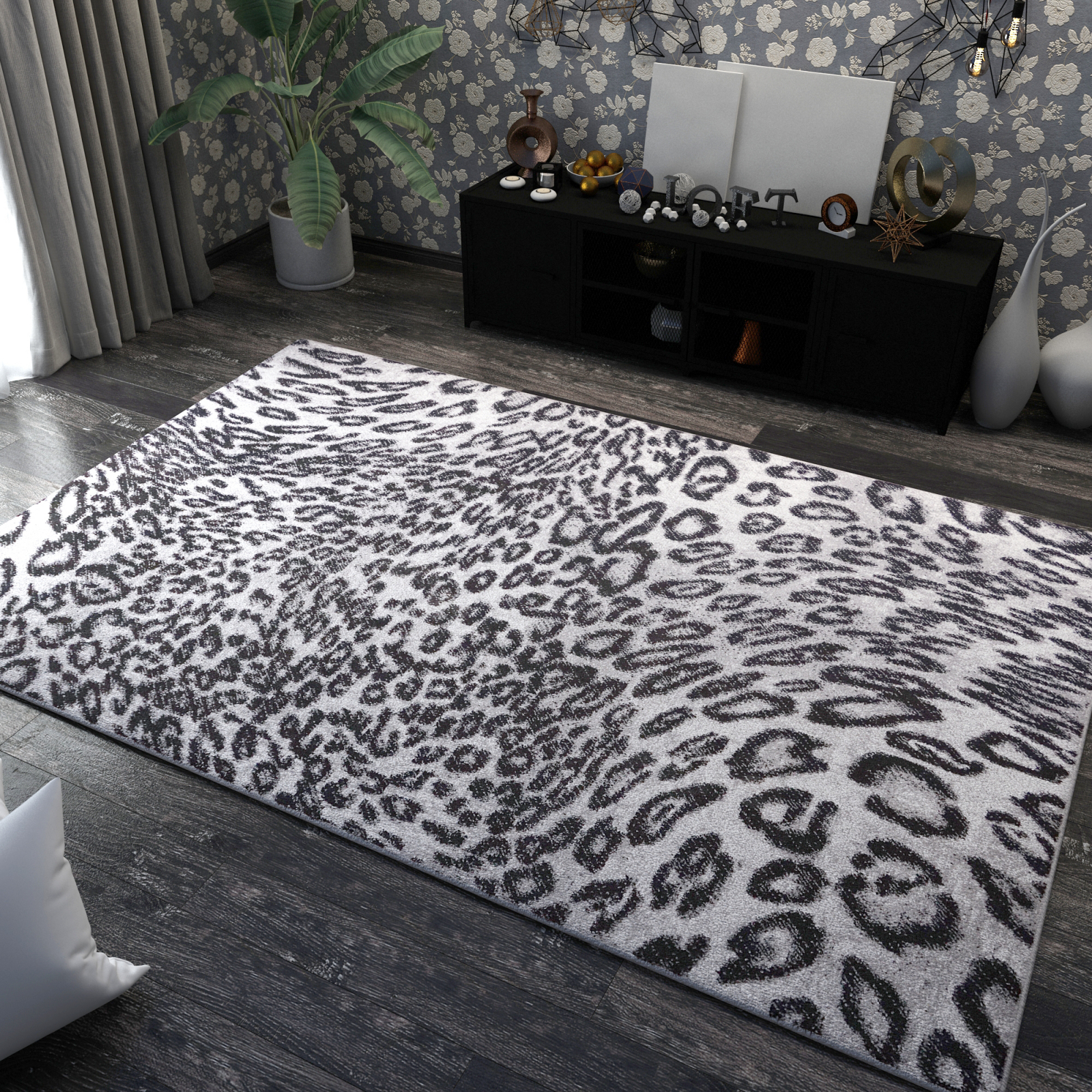DUPA MATERIAL - Covor 11066 Gri ieftin