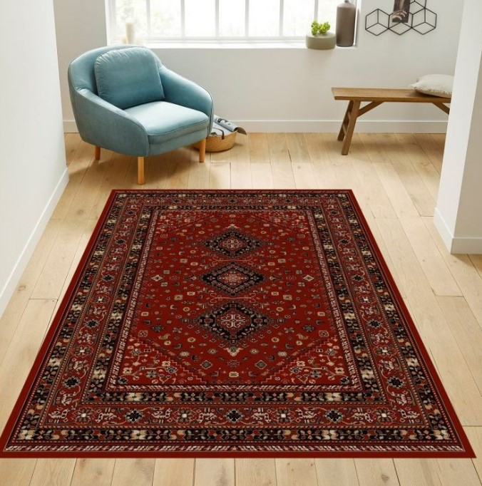 DUPA MATERIAL - Covor Lotos 1531 Grena ieftin