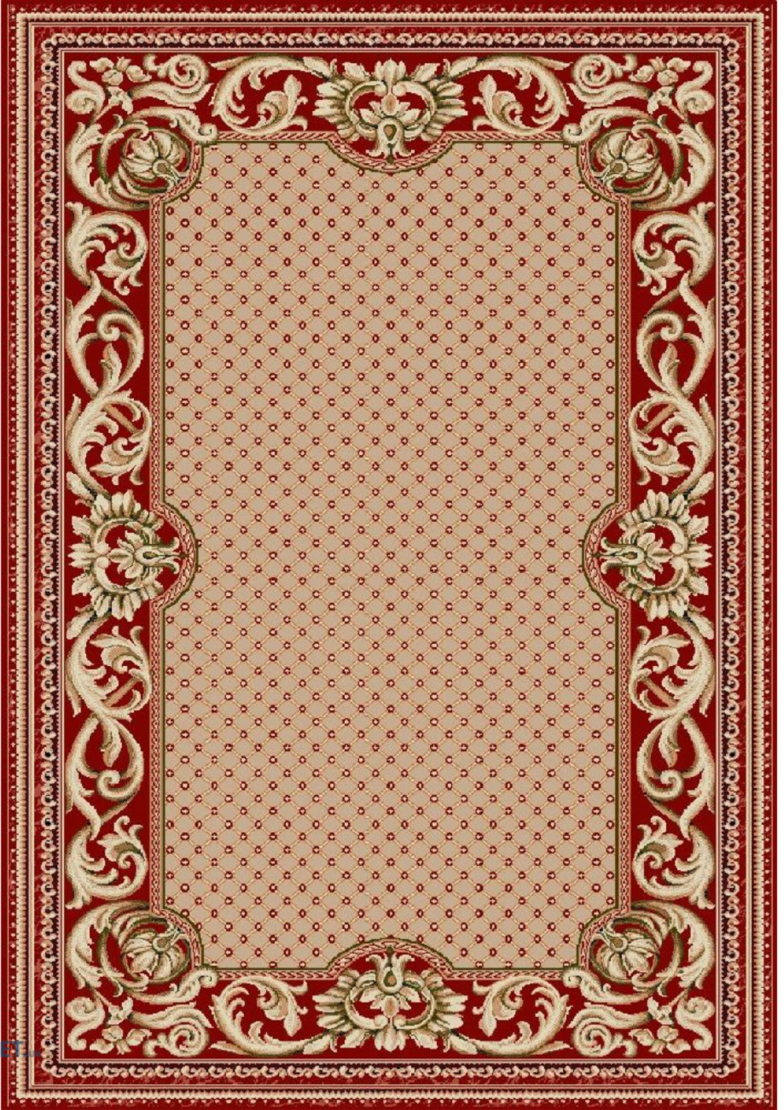 DUPA FORMA - Covor 1568 Rosu Bej ieftin