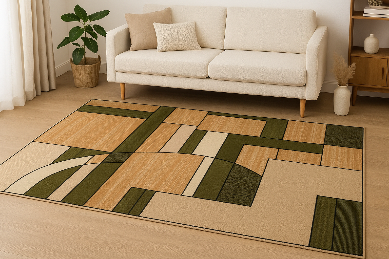 DUPA MATERIAL - Covor Lotos 538 Verde ieftin