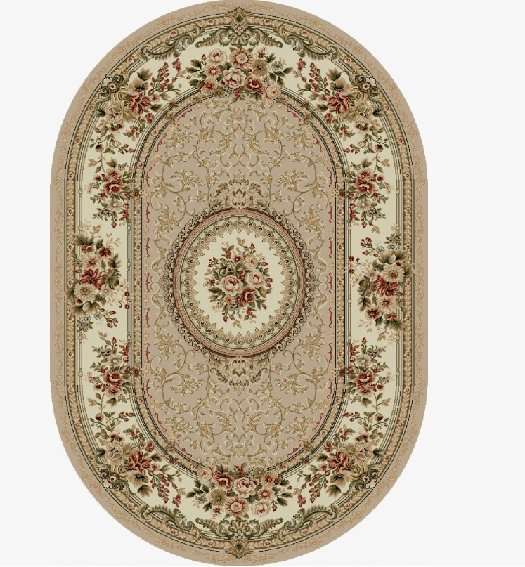 Covor Lotos 571 Bej Crem Oval ieftin [3]