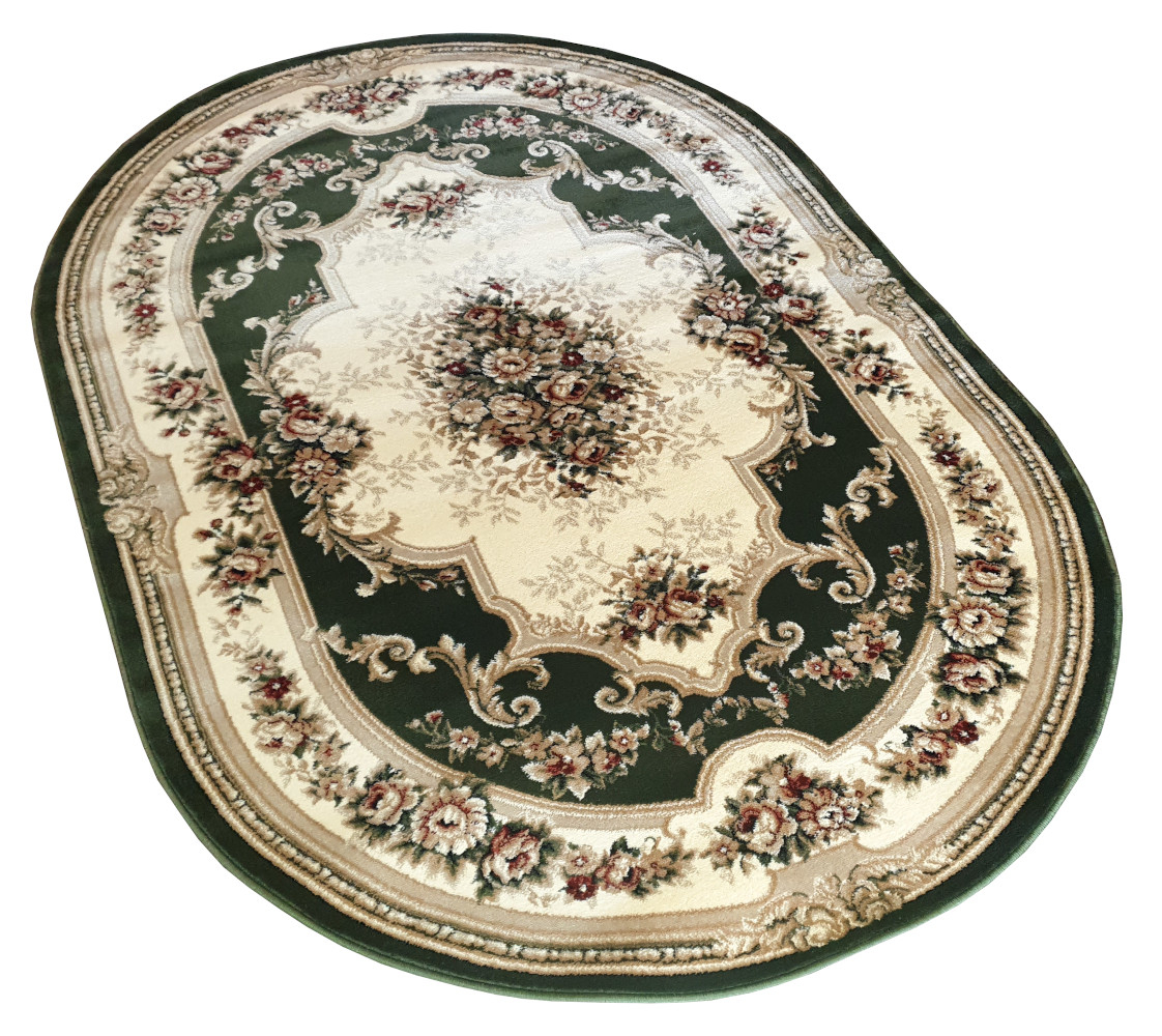 Covor Lotos 574 Verde Oval ieftin [3]