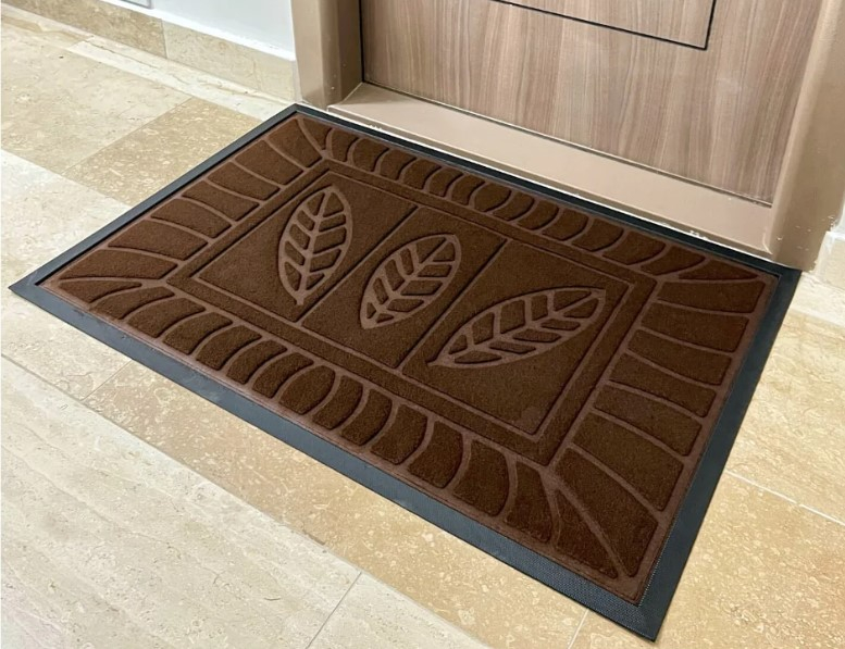 Covoras Intrare Sintetic Antiderapant Maro 40x60 cm [2]