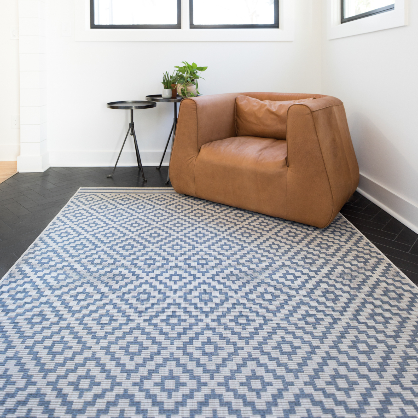 DUPA MATERIAL - Covor 48357 Crem Alb Albastru ieftin