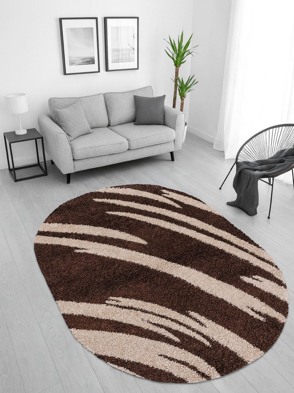 Covoare Ovale - Covor Fantasy 12501 Maro ieftin