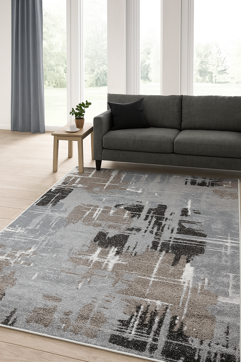 Covor Mira 24037/123 Gri Maro 50x80 cm pentru living [2]
