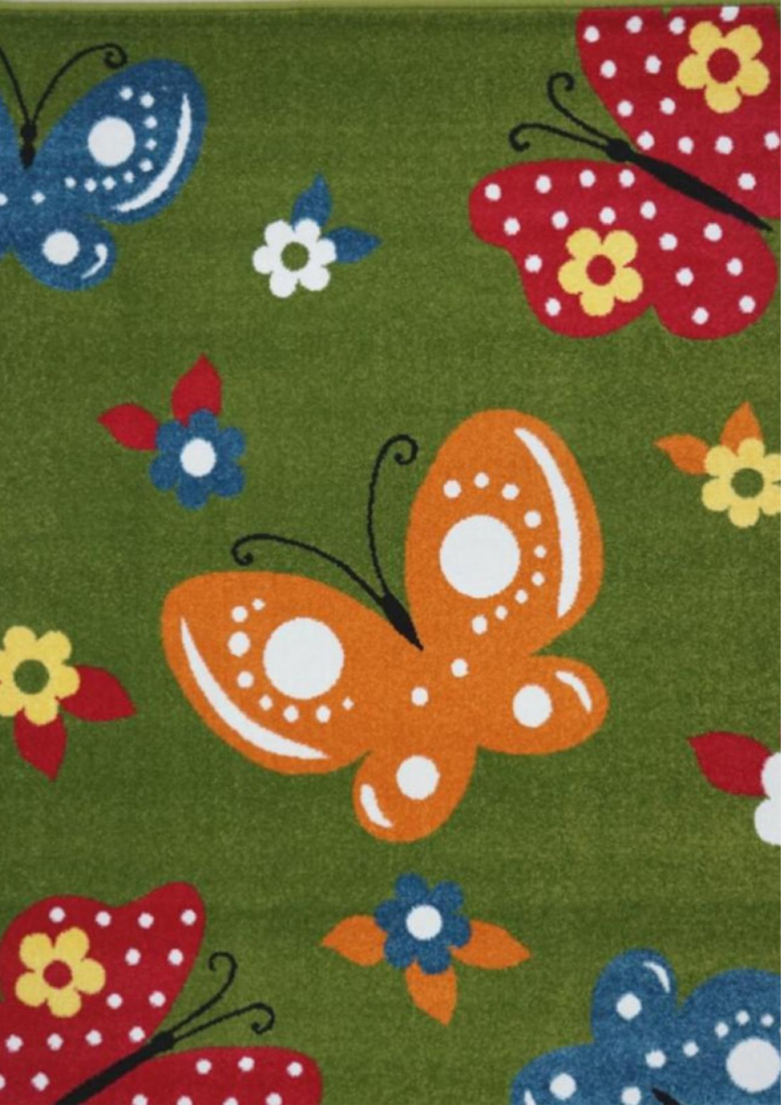 Covor Kolibri 11206 Fluturi Verde 80x150 cm pentru camera copii [4]