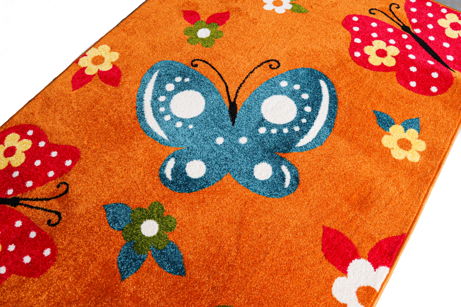 Covor Kolibri Fluturi 11206 Portocaliu 160x230 cm pentru camera copii [6]