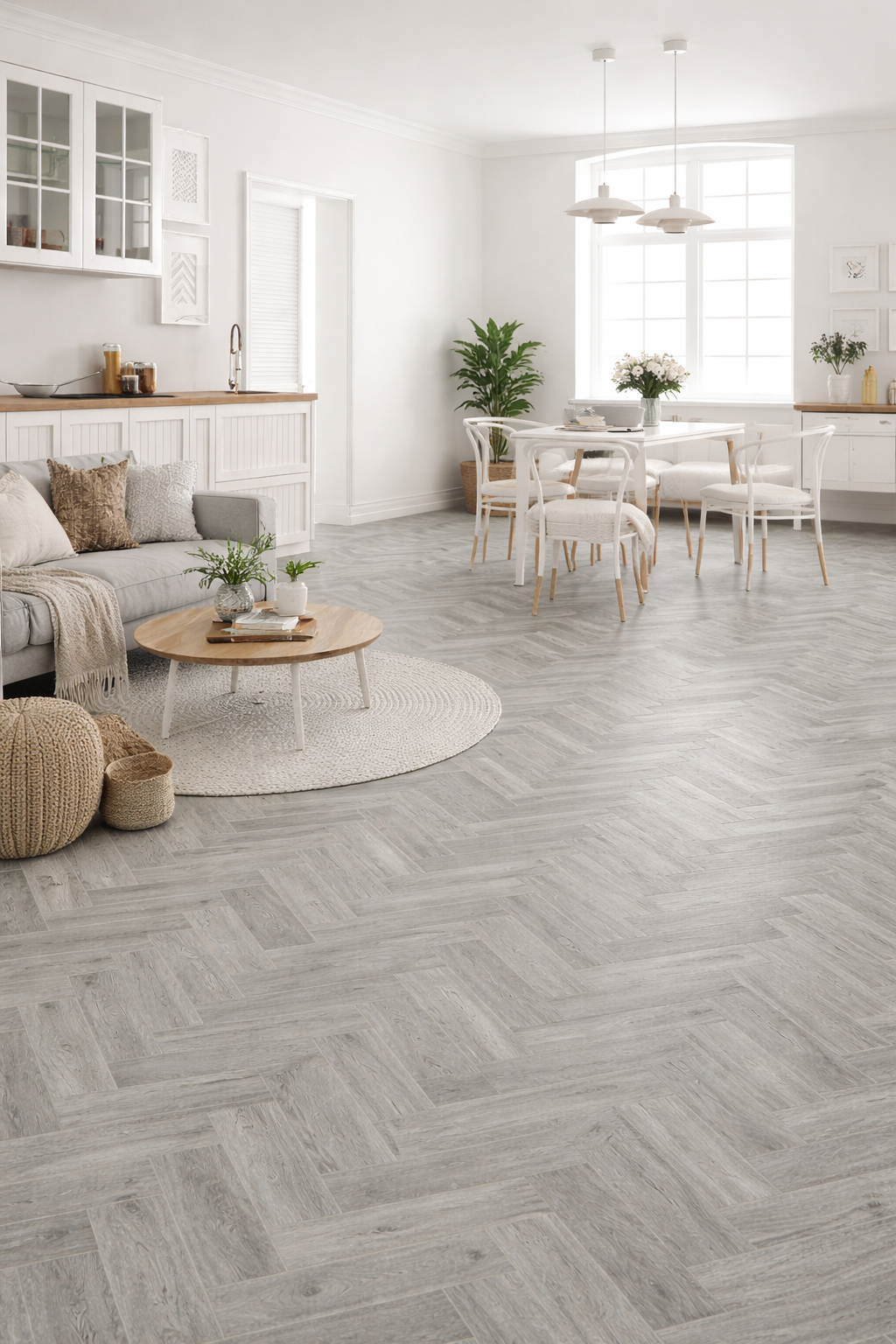DUPA CULOARE - Linoleum Mayfair 109M Gri 200x200 cm pentru hol