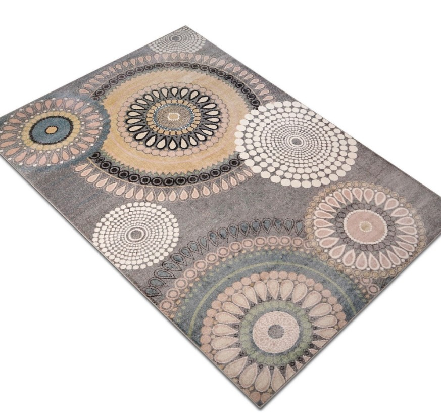 Covor 18024 Multicolor Gri ieftin [2]