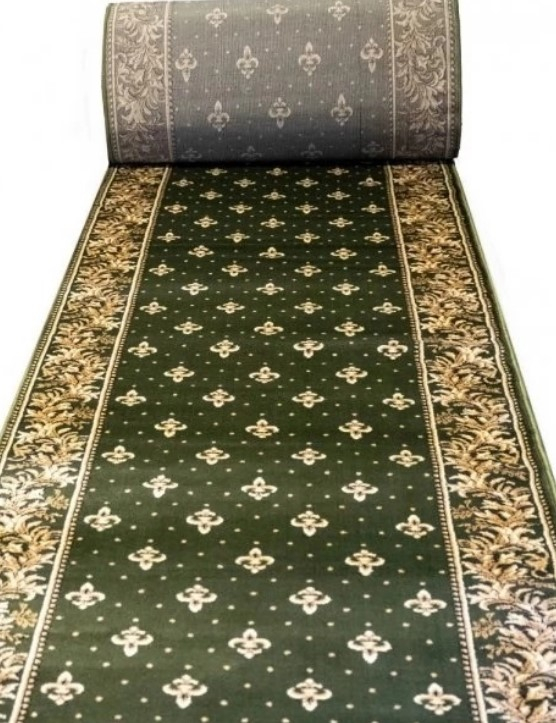 Traversa Lotos 15033/310 Verde 150x300 cm pentru Biserica [5]
