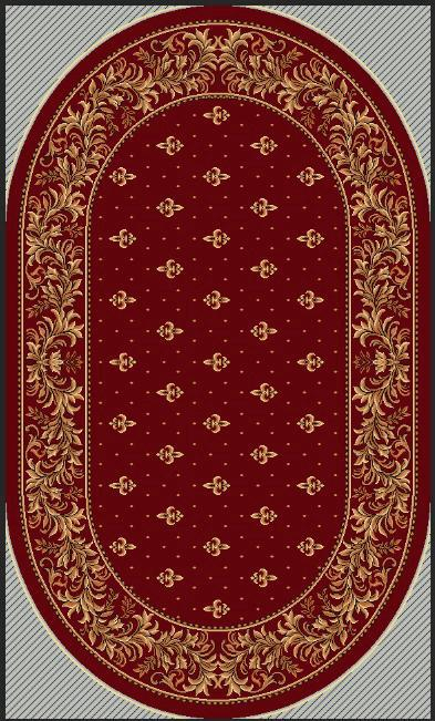Covoare Bisericesti - Covor 15066 Rosu Grena Oval ieftin