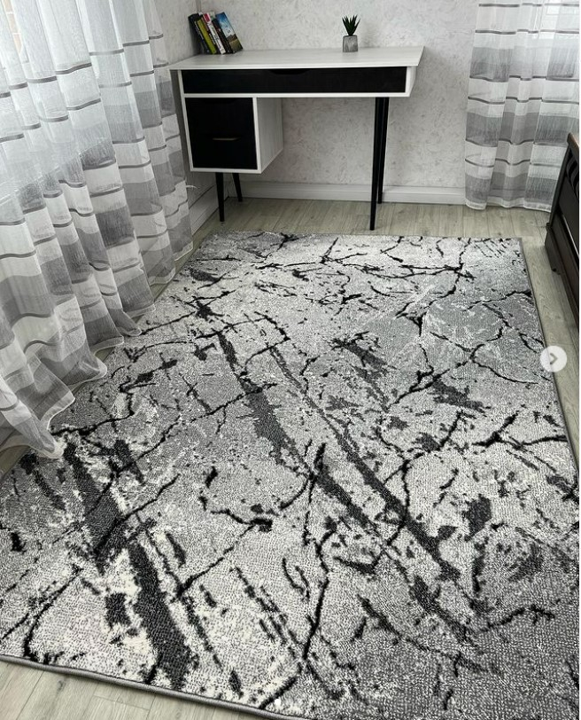 Covoare Dreptunghiulare - Covor Cappuccino 16132 Gri 60x110 cm Pentru Living
