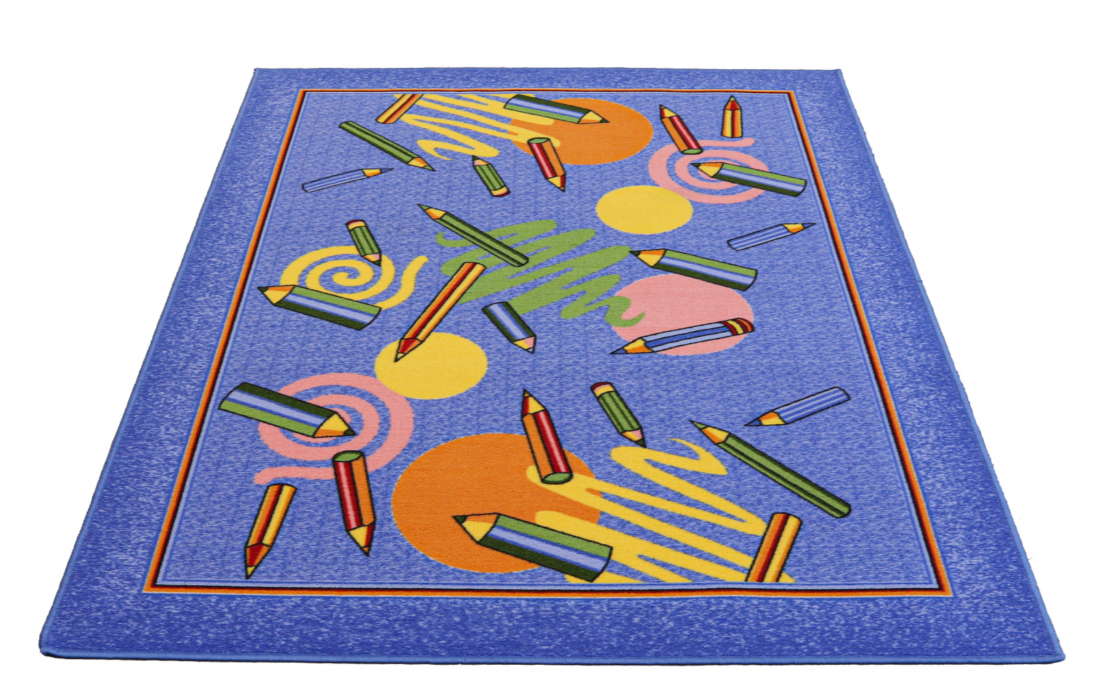 DUPA CULOARE - Covor Copii Creioane 1127w5 Multicolor 150x200 cm pentru Camera
