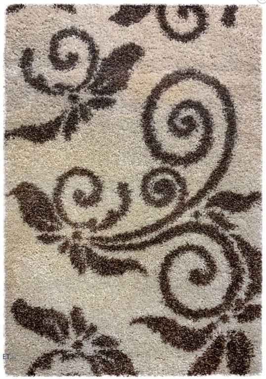 Covoare Certificat OEKO TEX - Covor Living Fantasy 12519-89 Crem 200x300 cm Pentru Sufragerie