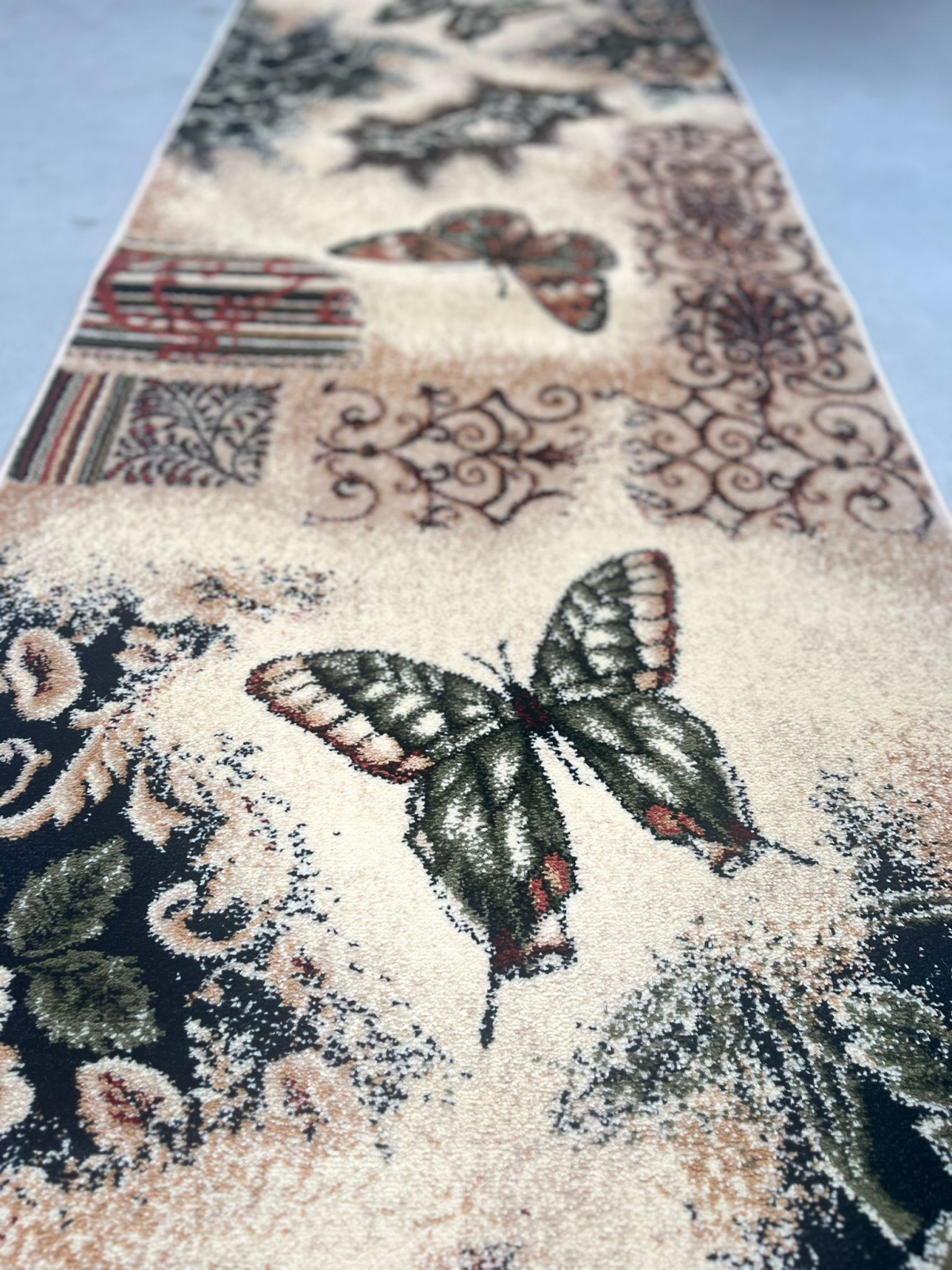 Traversa Lotos Fluturi 1607 80x300 cm pentru hol artistic [6]
