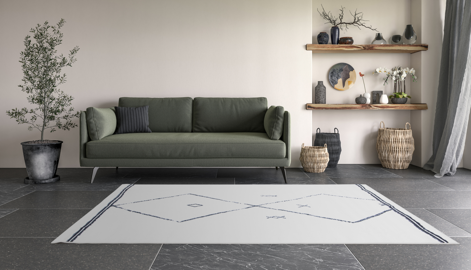 Covor Living Lyon P0455-603 Cream 200x290 cm Friese [7]
