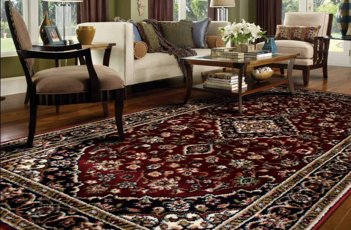 Covor Lotos 1540/210 Grena 60x110 cm Medalion Oriental [1]