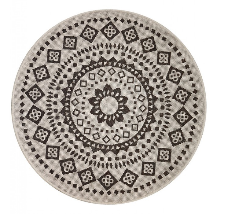 Covoare Certificat OEKO TEX - Covor Rotund Natura 19100/19 100x100 cm Crem pentru living
