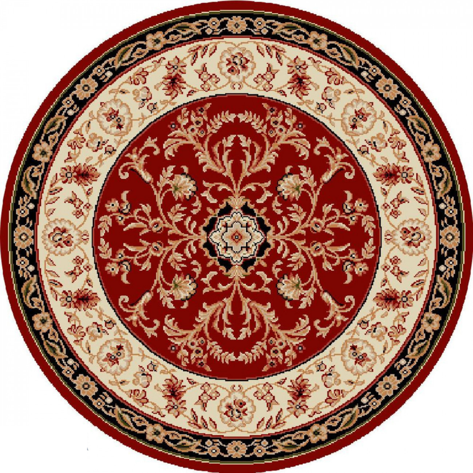 DUPA STIL - Covor Lotos 523 Rosu Rotund ieftin