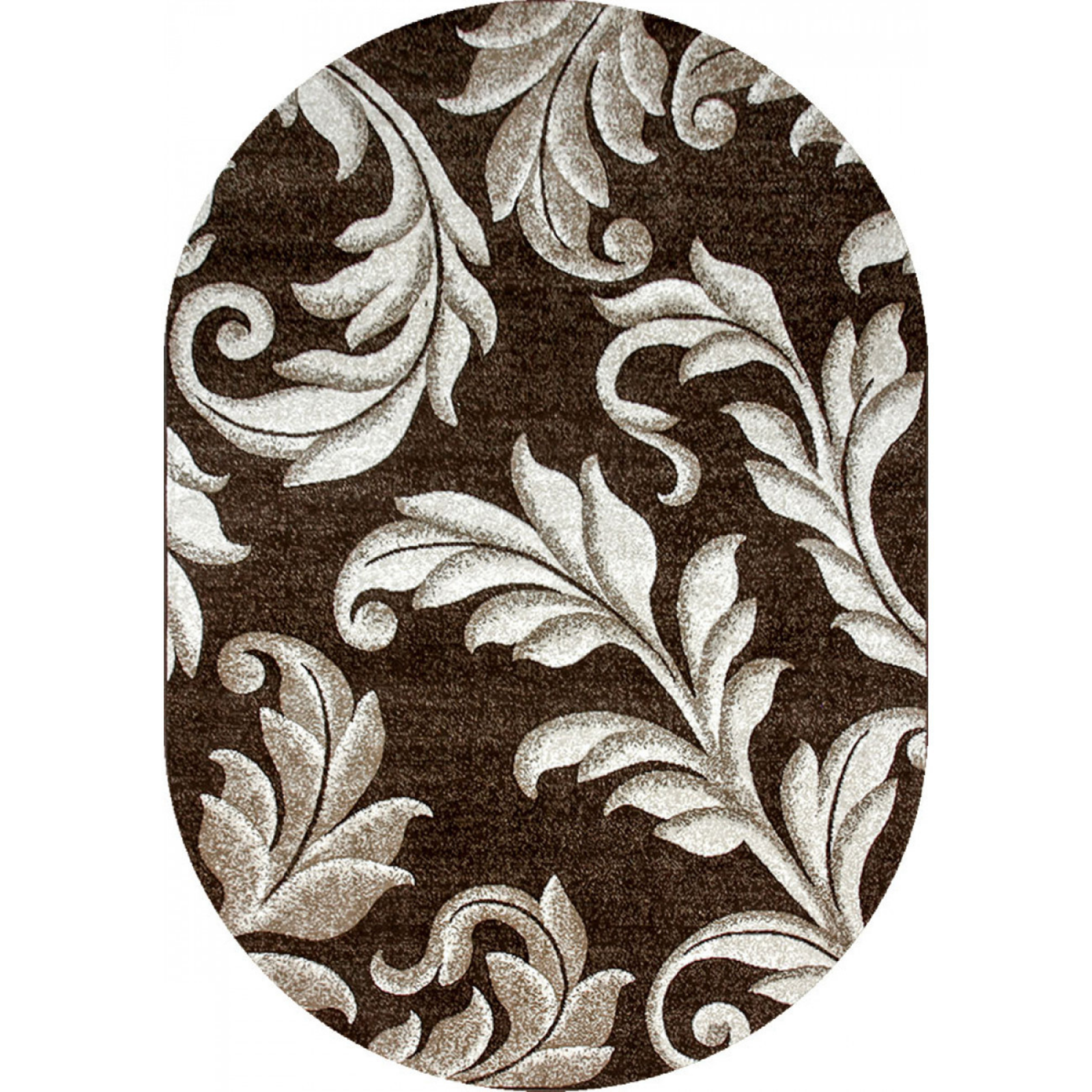 Covor Luna 1833/12 Oval Maro 60x110 cm [2]