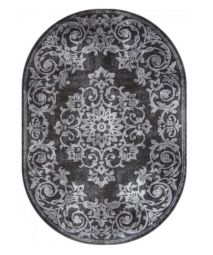 Covoare Living - Covor 24016 Gri Oval ieftin