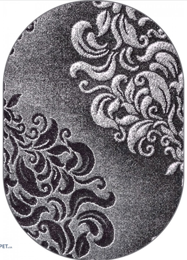 Covor 24031 Gri Oval ieftin [3]