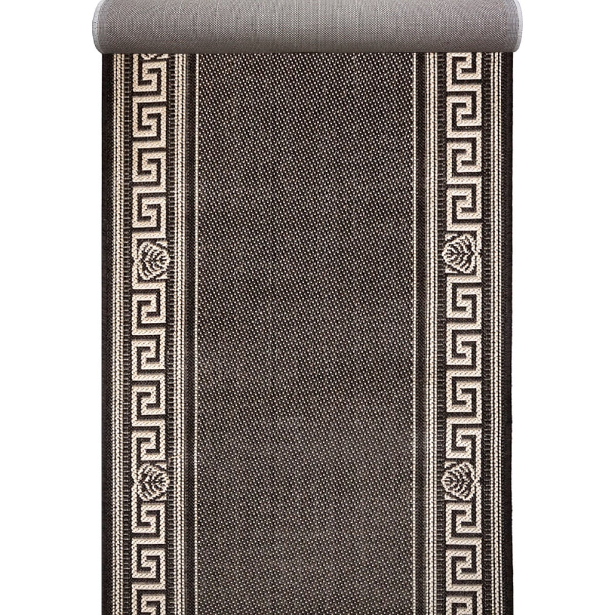 Covoare sub 500 lei - Traversa Natura 900/91 Festonata Iuta 80x300 cm Maro pentru bucatarie