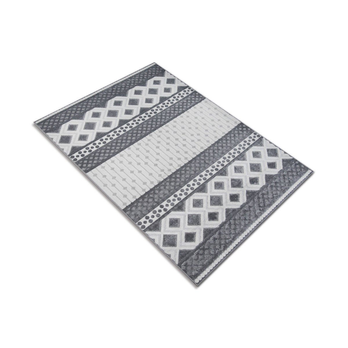 Covor 38003 Alb Gri ieftin [3]
