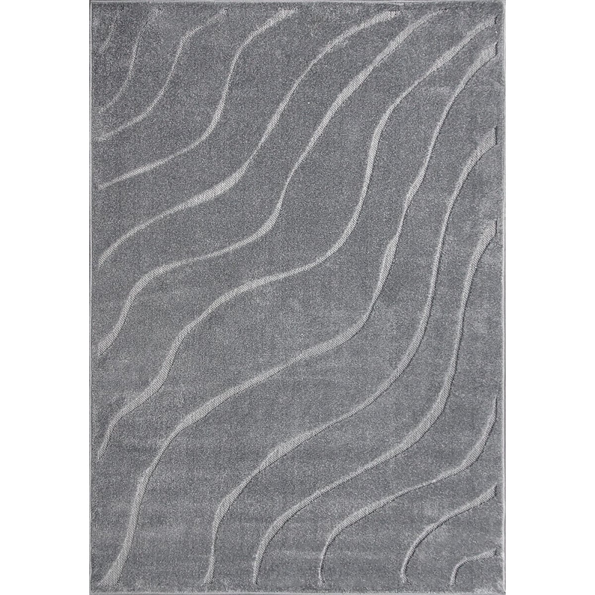 Covoare sub 100 lei - Covor Living Oksi Dreptunghiular Gri 60x110 cm