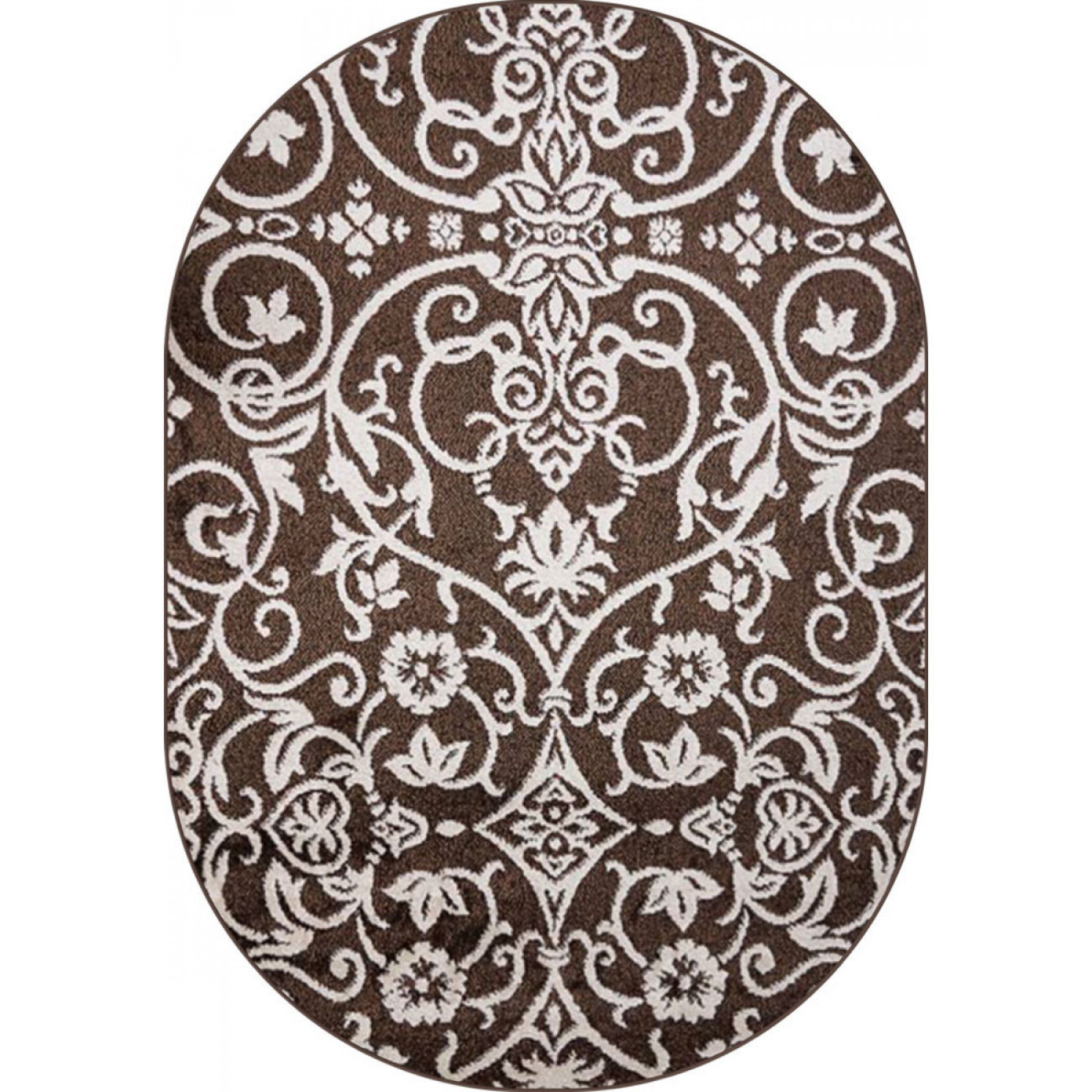 Covor 16026 Crem Maro Oval ieftin [3]