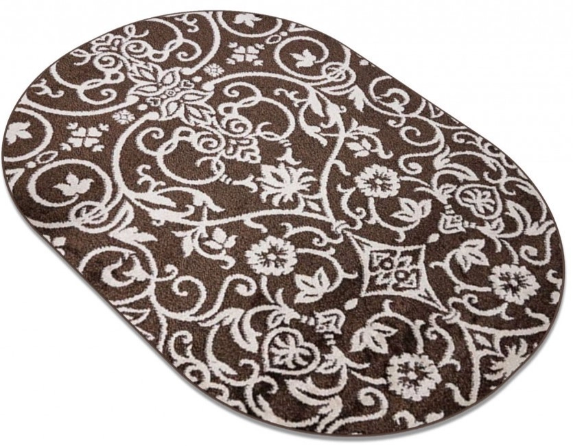 Covor 16026 Crem Maro Oval ieftin [2]