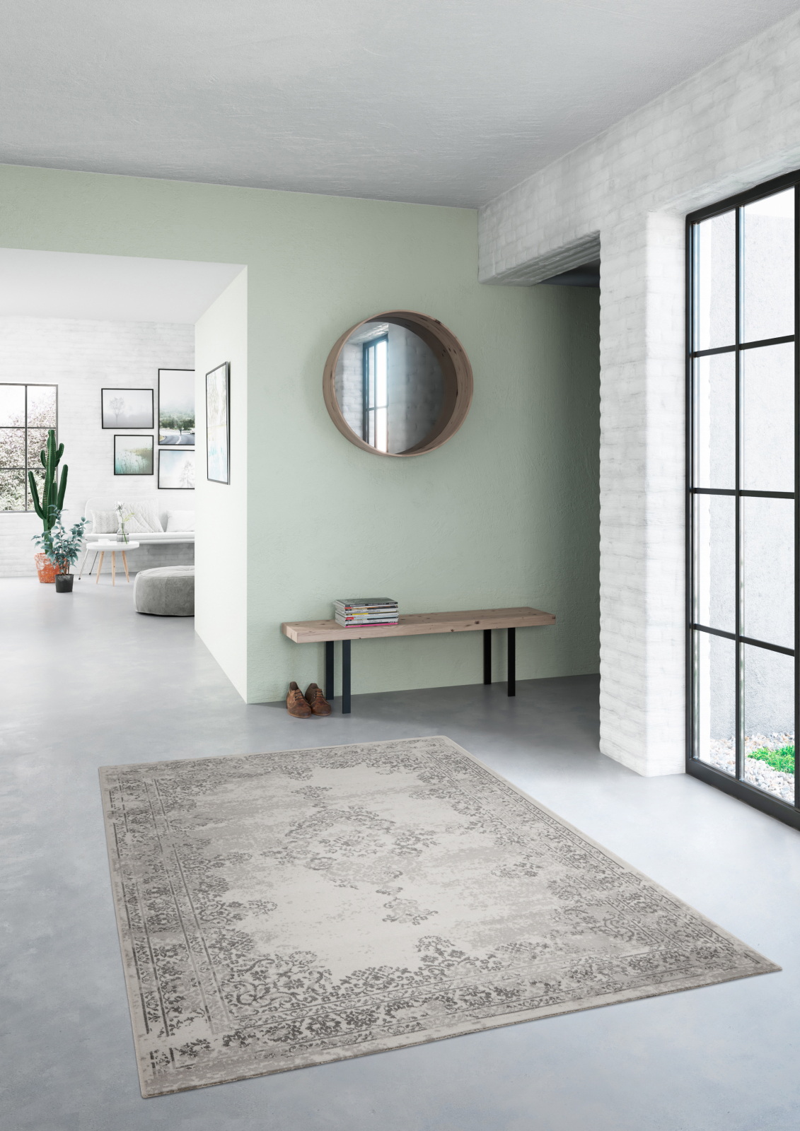 Covor Valencia 22206-666 Gri 200x290 cm pentru living [12]