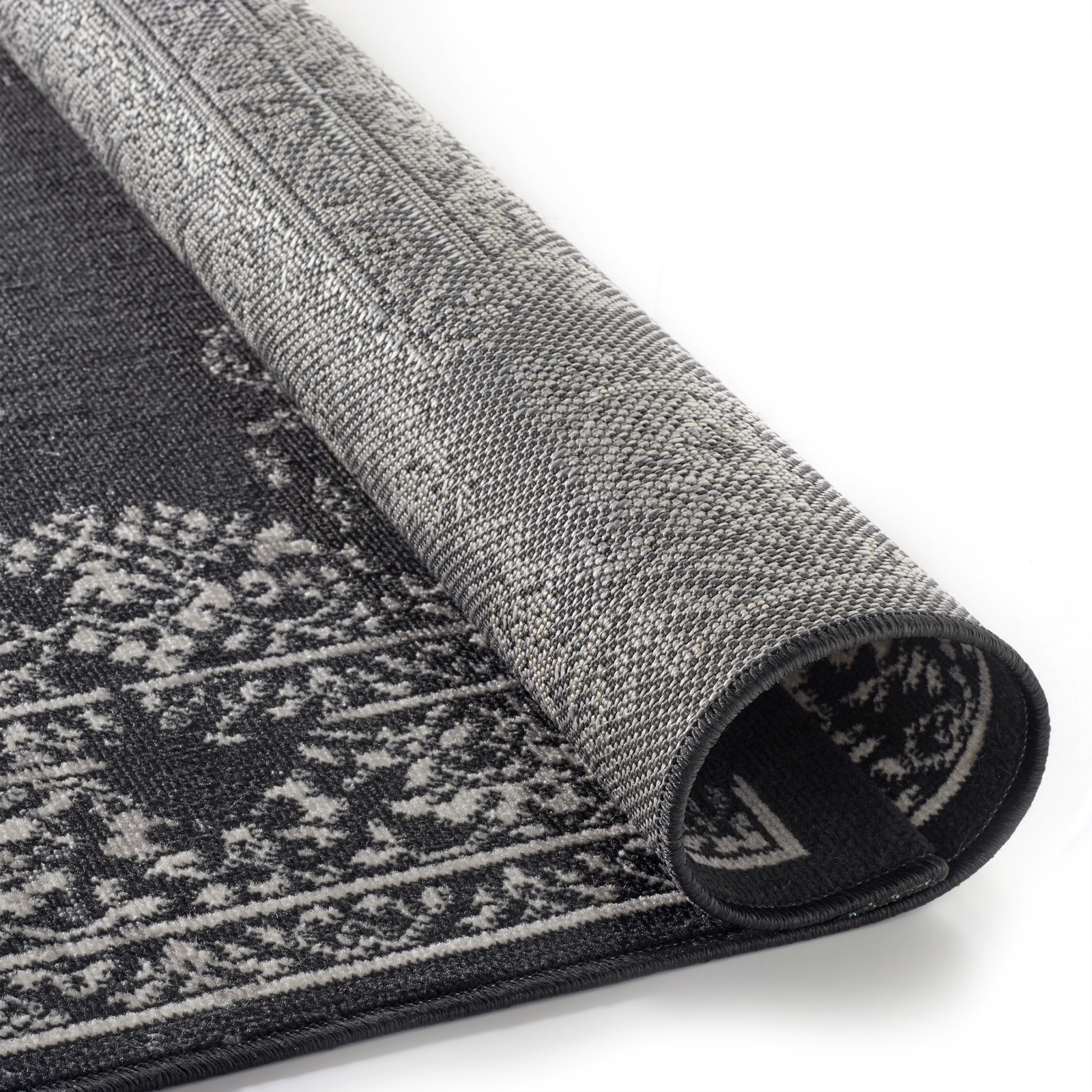 Covor Valencia 22206-996 Negru Gri 200x290 cm pentru living [4]