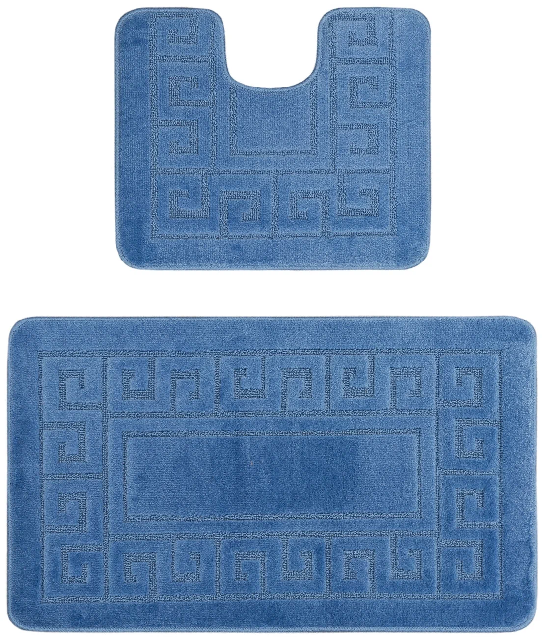 COVORASE - Covoras Ethnic 2509 Albastru 50x80 cm pentru baie