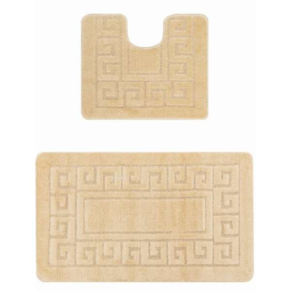 Covoare Certificat OEKO TEX - Set 2 Covoare 2540 Bej ieftin