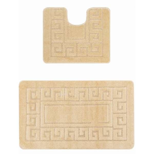 Covorase Ethnic 2540 Bej 60x100 cm antiderapante pentru baie [1]