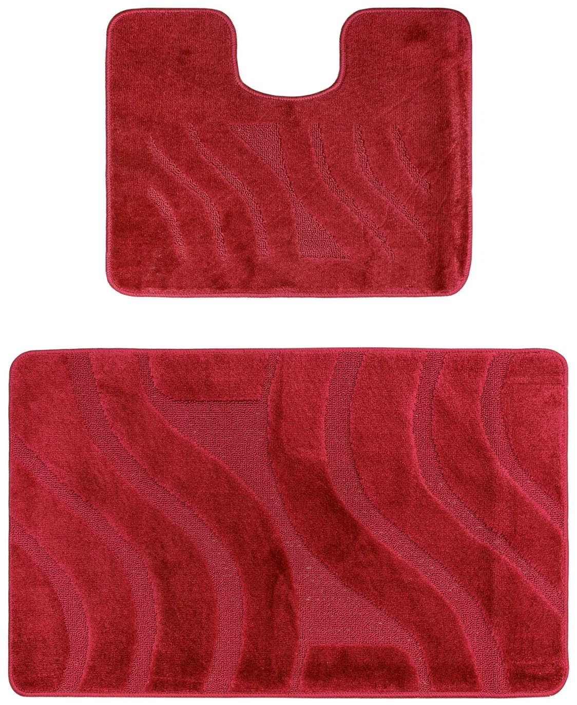 Set 2 Covoare Symphony 2577 Rosu ieftin [3]