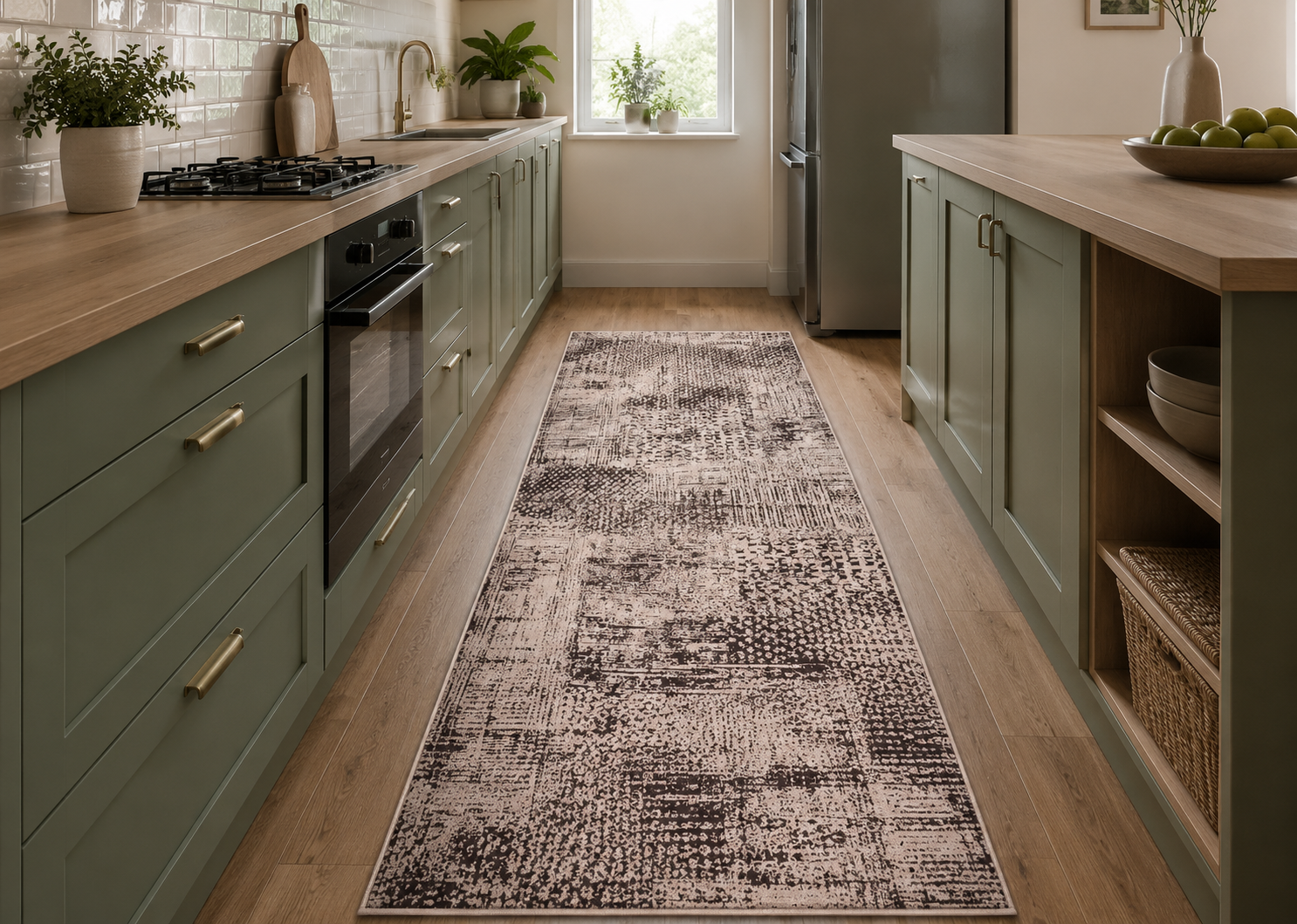 Covoare Antiderapante - Traversa Flex 19197/19 Bej 100x1000