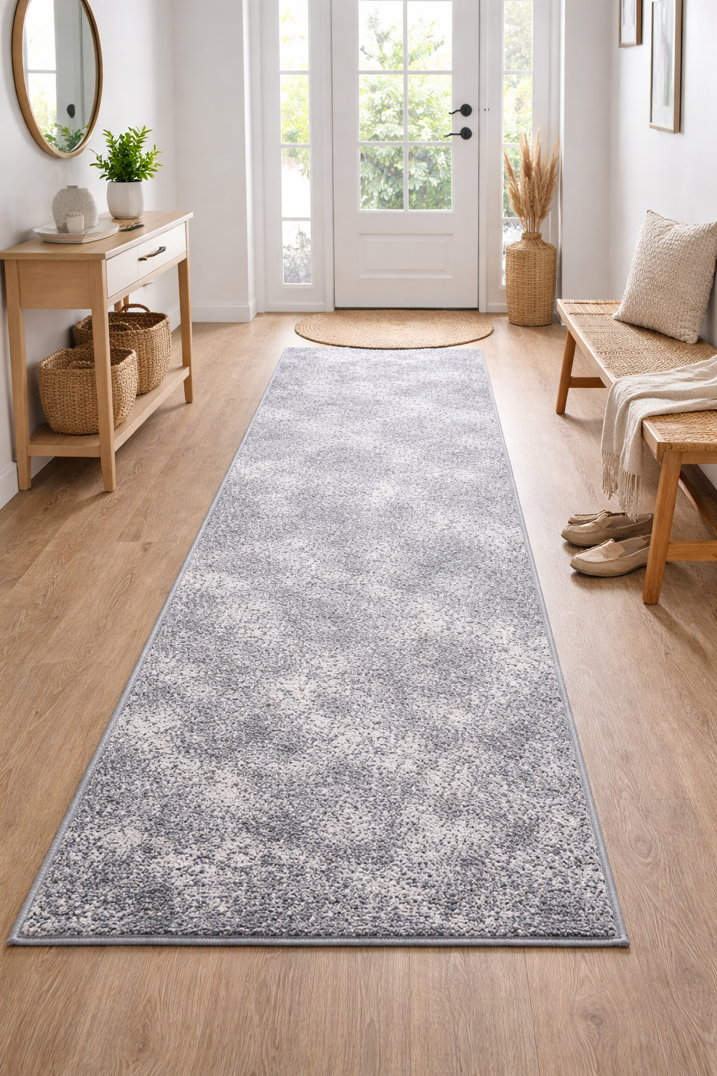 OFERTE PRET - Traversa Cappuccino 16007/19 Gri 80x400 cm pentru culoar