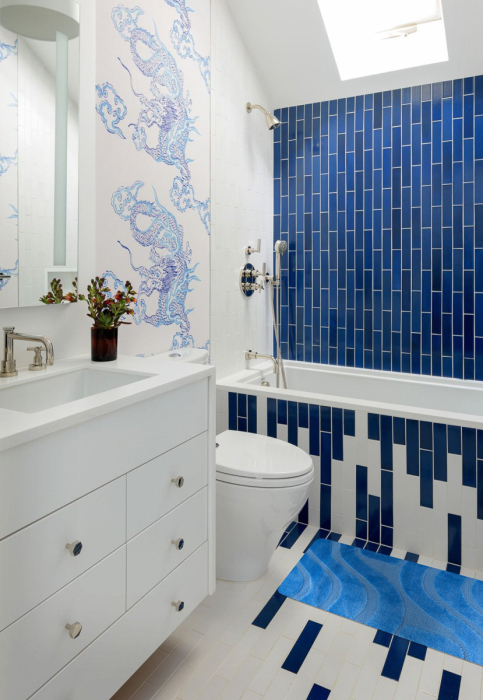Covaras Symphony 2509 Bleu 50x80 cm pentru baie [8]