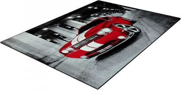 Covor Masina Kolibri 11117 Rosu Gri 120x170 cm Sport Strada [4]