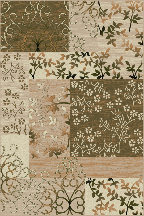 Covor Living Lotos 1521 Crem Verde 80x150 cm pentru living [7]