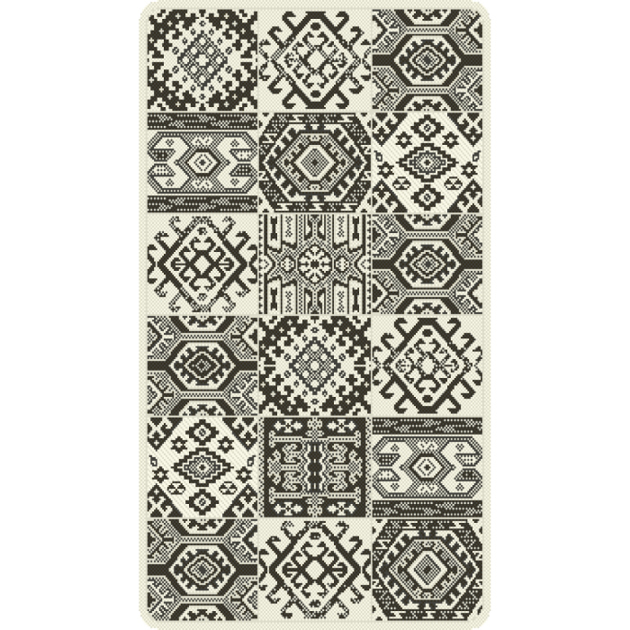 Covor Modern Flex 19636-08 Gri Inchis 75x150 cm pentru bucatarie [12]