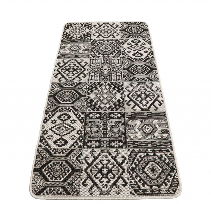 Covor Modern Flex 19636-08 Gri Inchis 75x150 cm pentru bucatarie [5]
